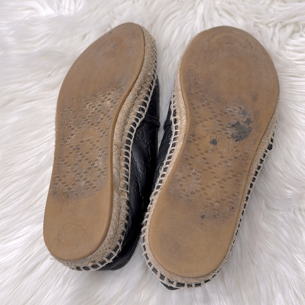 GUCCI Micro Guccissima Leather Espadrilles - Picture 13 of 16